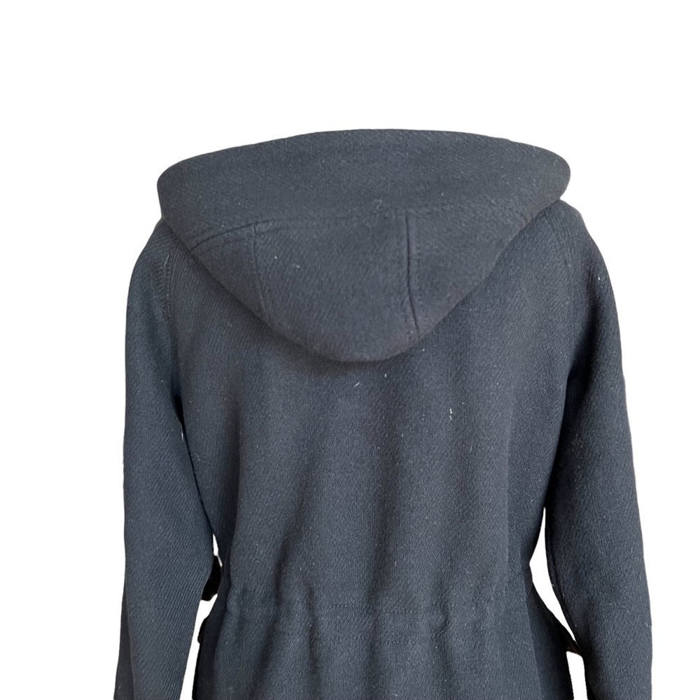 J. CREW Stadium Cloth Nello Gori Wool Duffle Hooded Pea Coat - Picture 5 of 7